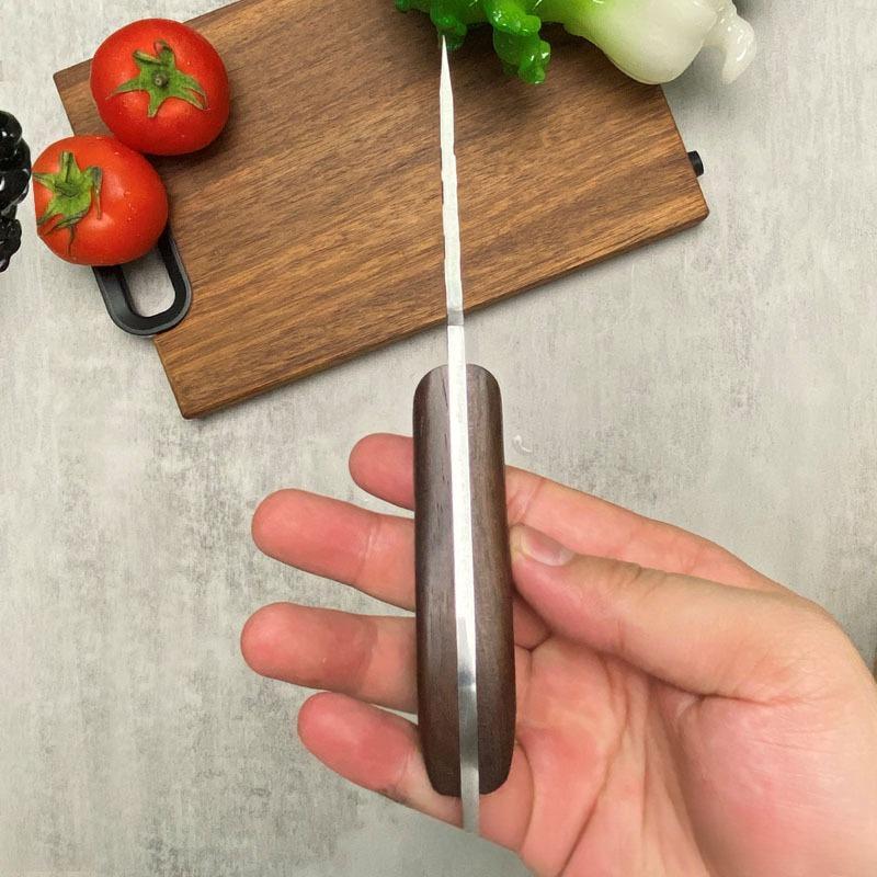 Stainless Steel Meat Knife, 1 Count Outdoor Cutting Knife with Knife Sheath, Convenient Fruit Knife for Camping Forging