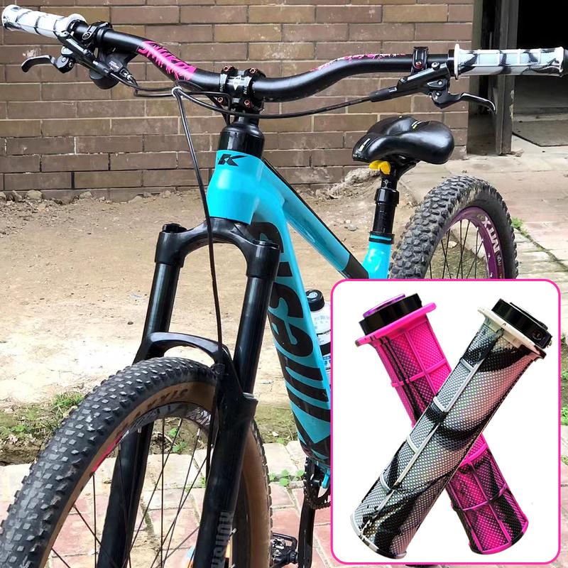 Bike Handlebar Grips Ergonomic Design Bicycle Camo Grip Bicycle Handlebar Modification Made of Soft high-Density Rubber for BMX Mountain MTB Beach Cruiser Scooter Folding Bike