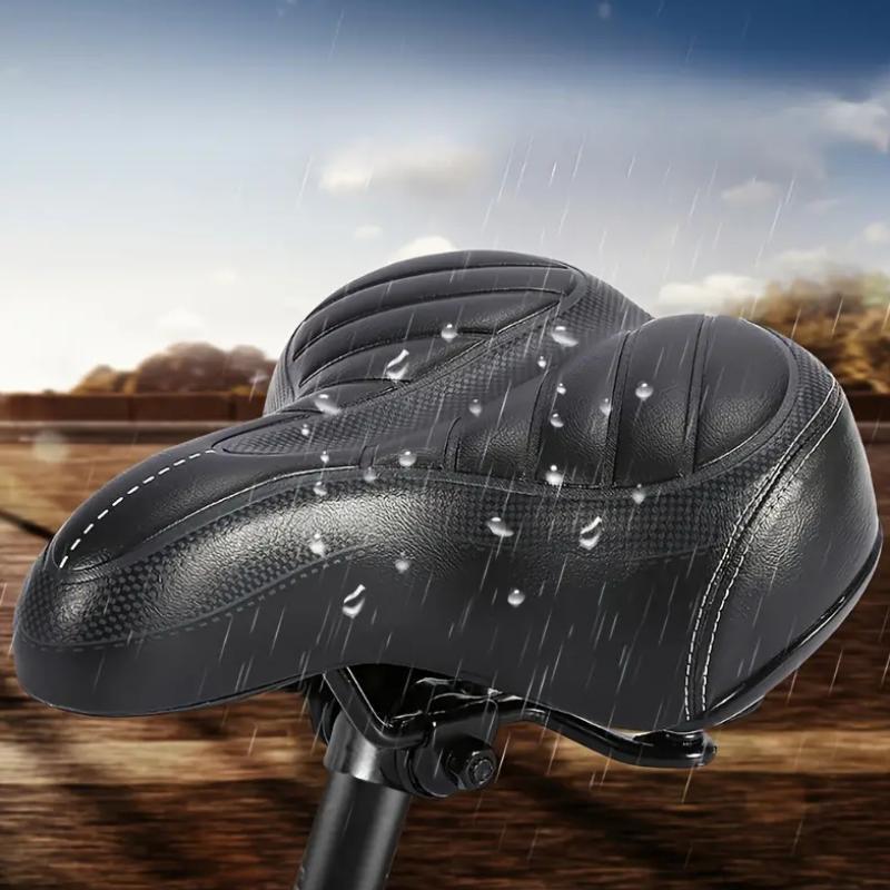 Bicycle Saddle, Comfortable Bicycle Seat, Wide Bicycle Seat, Universal Bicycle Replacement Saddle for Outdoor Cycling