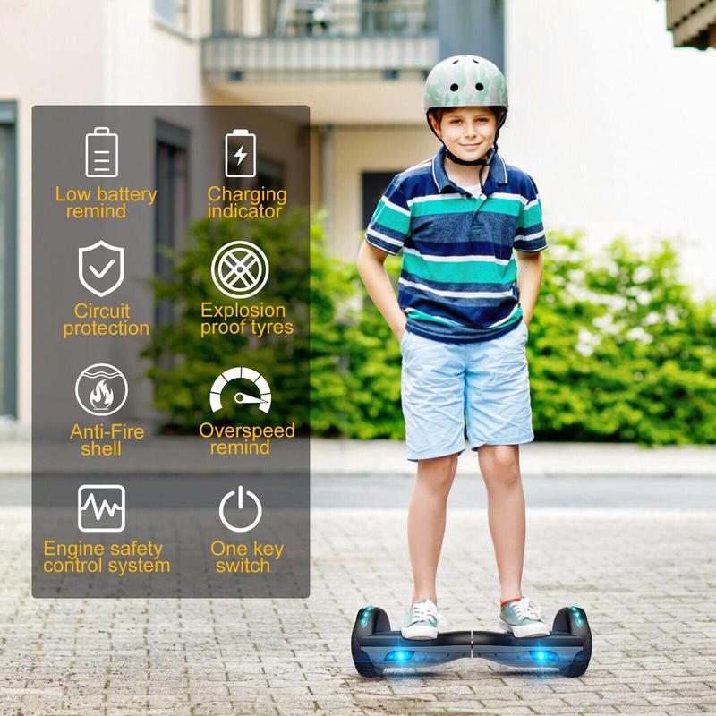 6.5'' Hoverboard Electric Self-Balancing Scooters Hoover boards no Bag for kids