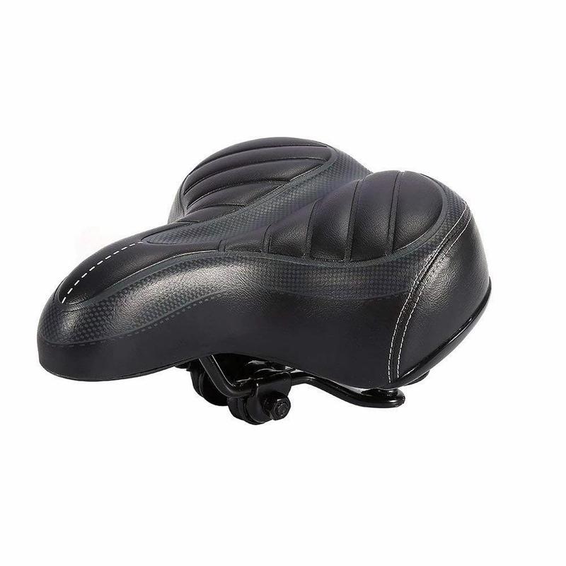 Bicycle Saddle, Comfortable Bicycle Seat, Wide Bicycle Seat, Universal Bicycle Replacement Saddle for Outdoor Cycling