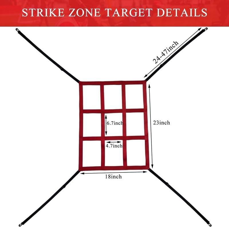 Strike Zone Target for Baseball Softball Practice Net, Pitching Target,Practice Throwing Pitching Hitting Batting Catching with Accuracy