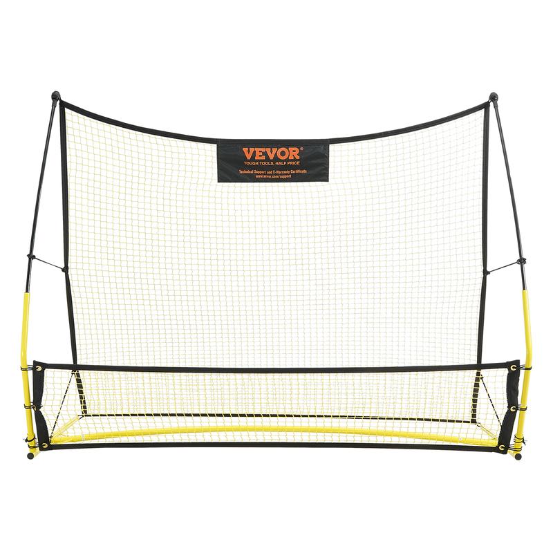 VEVOR Soccer Trainer, 2-IN-1 Portable Soccer Rebounder Net, 71