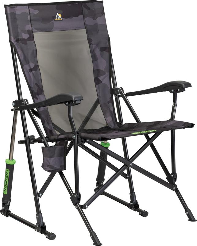 GCI Outdoor RoadTrip Rocker Chair - Camping with Spring Action Rocking Technology