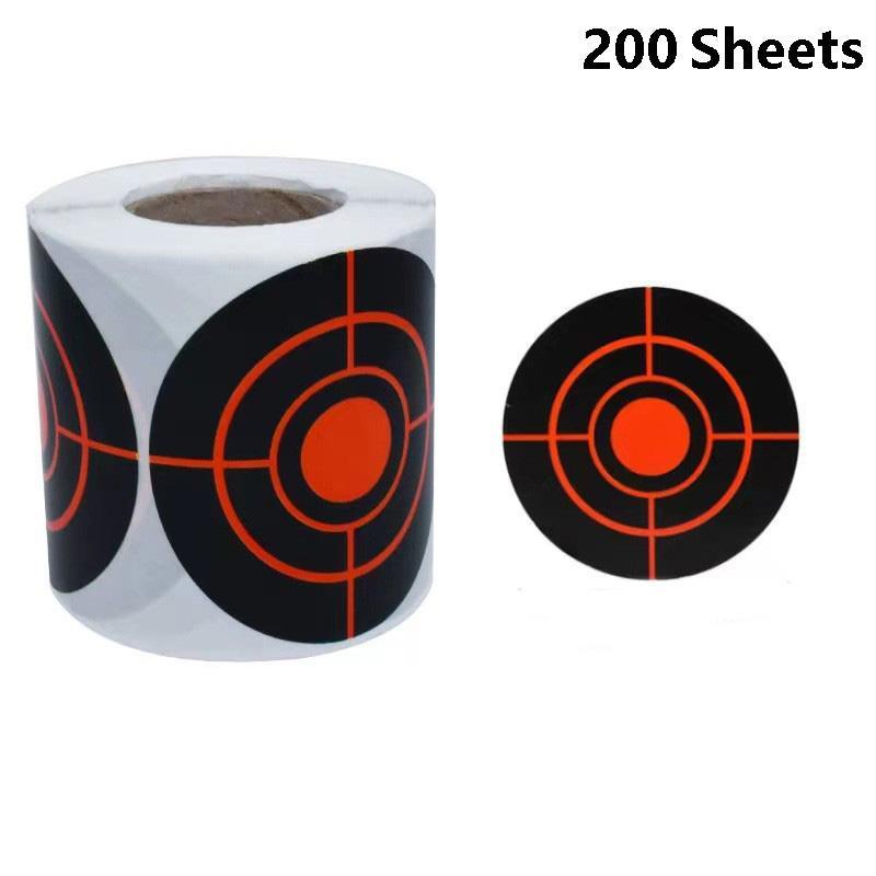 Target Shooting Sticker Label, 200 Sheets Self-adhesive Target Shooting Sticker Label, Exercise Machine Accessories for Home Gym