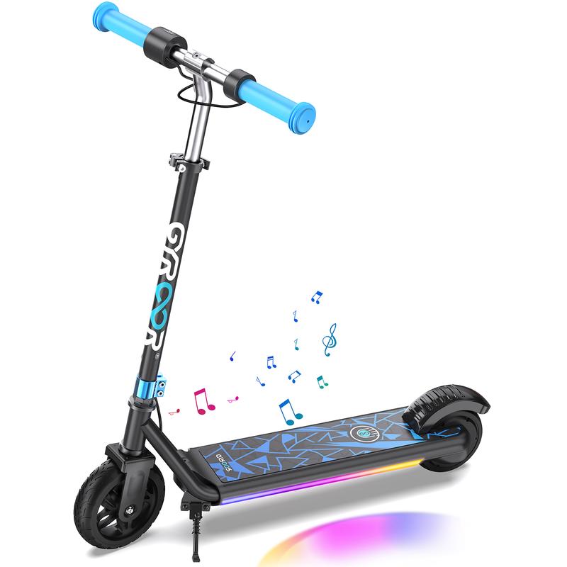 H30 Max Electric Scooter for Kids, LED Dispaly, 150W Powerful Motor, Dual Brake System, Adjustable Height and Speed, Best Presents for Kids