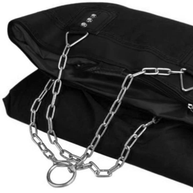 Boxing Sandbag with Hook & Chain Set, High Height Boxing Sandbag, Martial Arts Training Sandbag, with Protective Gear, Gift for Boxing Enthusiasts [Packaging List As Picture Shown]