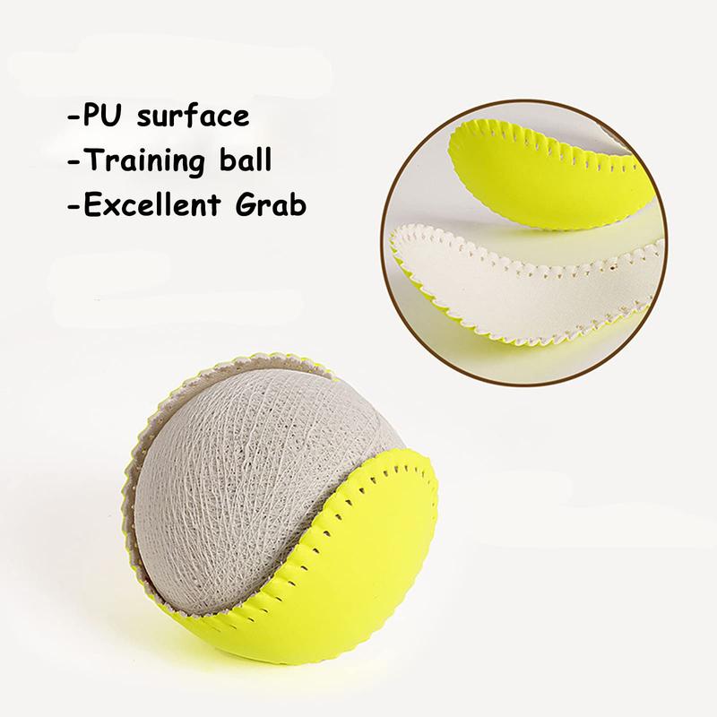 Softball Blank Ball PU Surface Cork Core Fit Bat Heavy Slow Pitch Softball Sports Teenagers Boys and Girls Practice Training