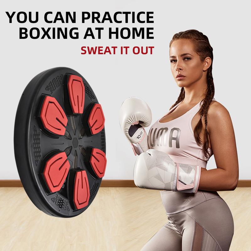 Boxing Machine,Music Boxing Machine with Boxing Gloves, Wall Mounted Smart Bluetooth Music Boxing Trainer, Boxing Equipment,Electronic Boxing Target Workout Punching Equipment for Home, Indoor and Gym,Maquina de boxeo Musical Pared