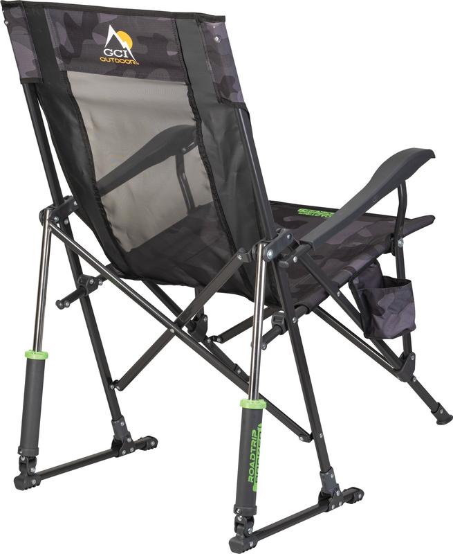 GCI Outdoor RoadTrip Rocker Chair - Camping with Spring Action Rocking Technology