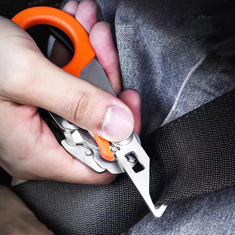 Outdoor Camping Folding Scissors, Multifunctional Tactical Pliers, First Aid Scissors, Scissors Tool