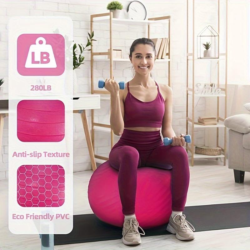 Yoga Ball Thick Explosion-Proof Fitness Ball Good Elasticity, Environmentally Friendly and Odorless