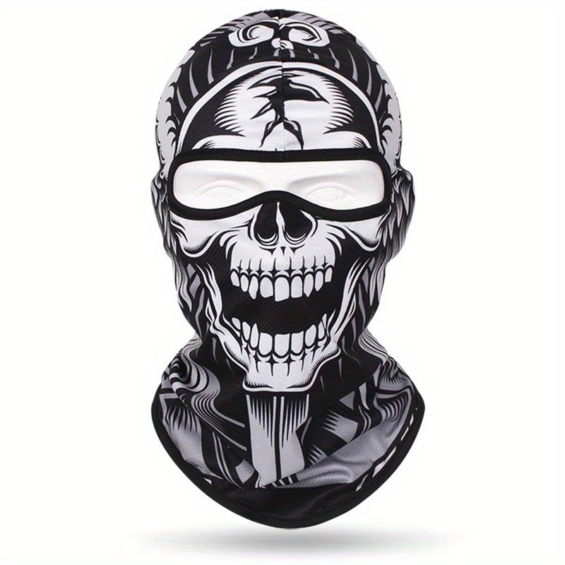 3D Anime Skull Balaclava Full Face Ski Mask Hip Hop Unisex Neck Warmer For Cycling Motorcycle Skiing Outdoor Sports