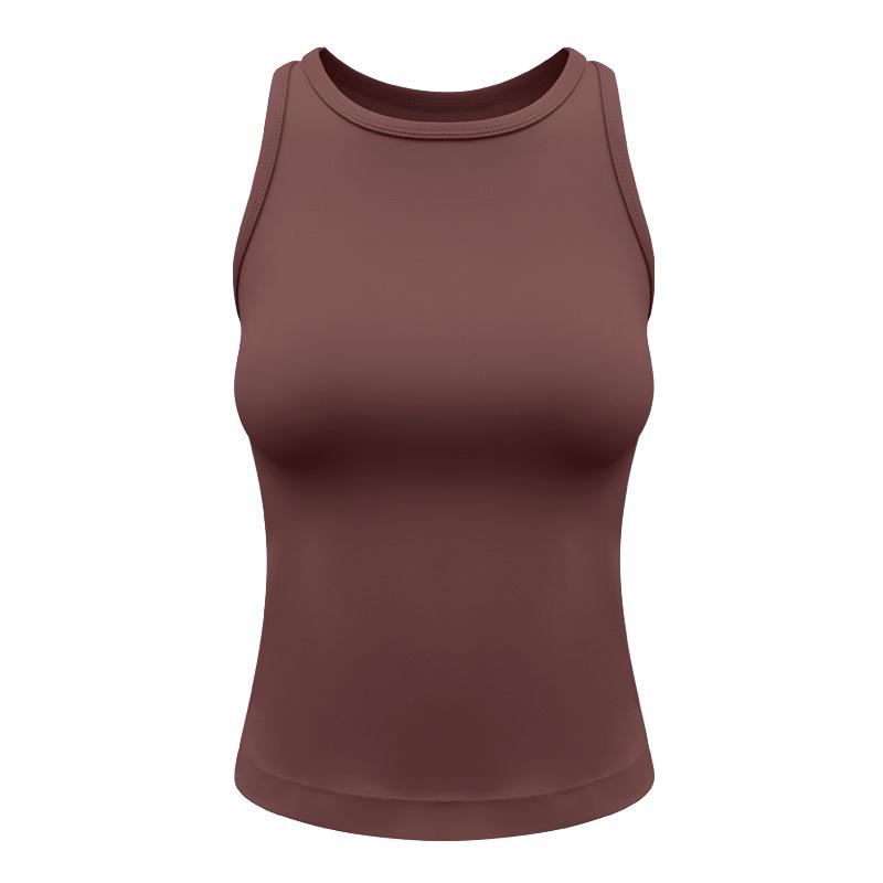 Yoga Clothes Women's New Sleeveless I-Shaped One-Piece Beauty Back Vest Running Sports Yoga Workout Top