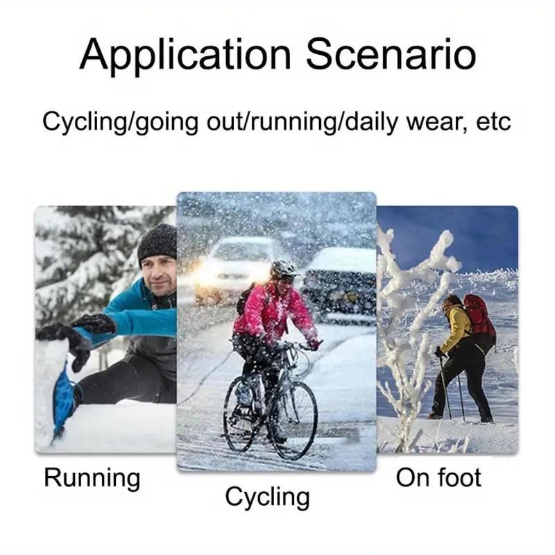 Touch Screen Non-slip Waterproof Windproof Gloves, 1 Pair Fashionable Outdoor Winter Gloves, Sports Gloves for Cycling, Skiing, Hiking