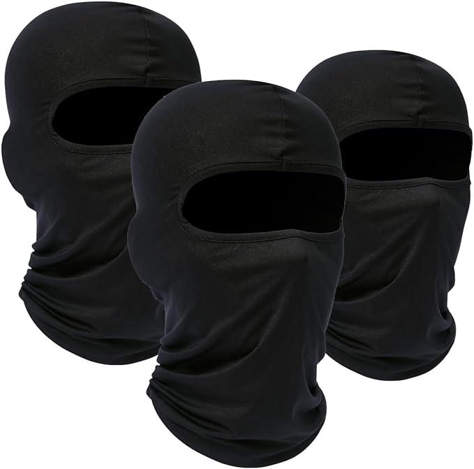 Men Ski Mask 1-3 Counts Balaclava Face Mask Women Men Shiesty Mask Full Head Mask for Motorcycle Helmet Sun UV Protection