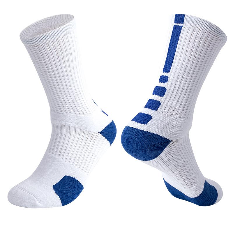 Men's Basketball Cushioned Sports Trendy Comfortable Athletic Cushioned Crew Socks