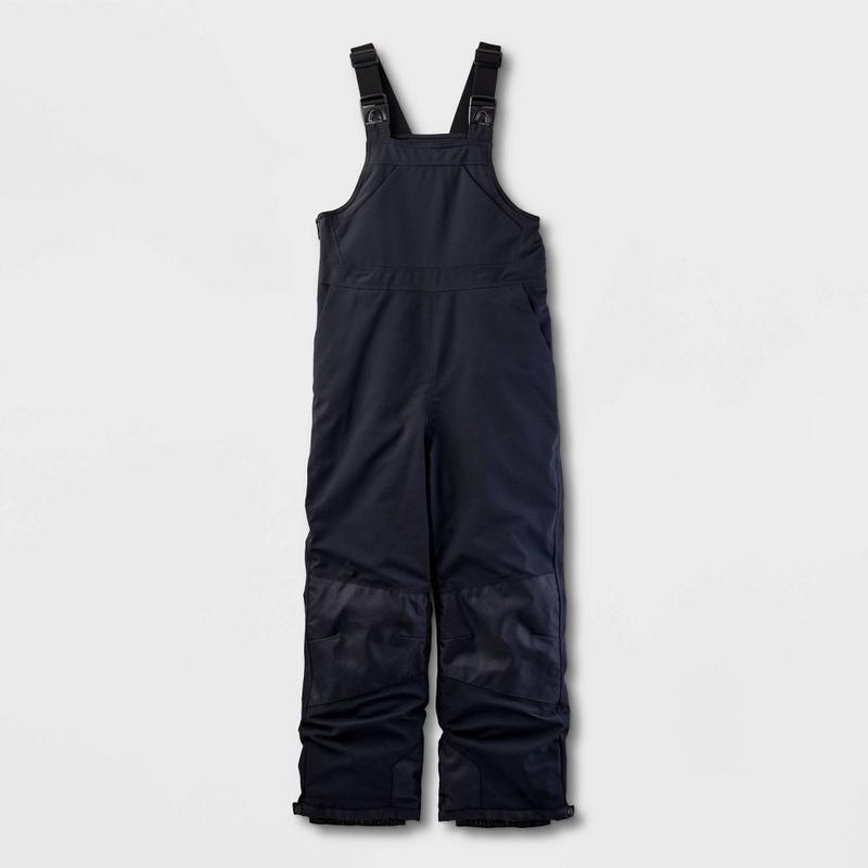 Kids' Solid Snow Bib - All In Motion Black S