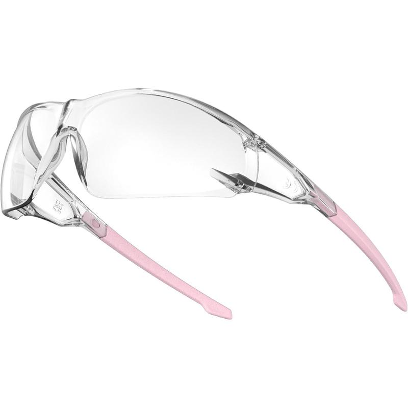 Lightweight Protective Anti-Fog Wrap-Around Clear Shooting Safety Glasses with ANSI Z87.1 Scratch Resistant