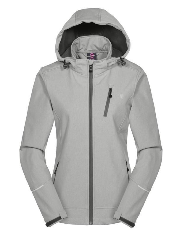 Little Donkey Andy Women's Removable Hood Softshell Ski Jacket