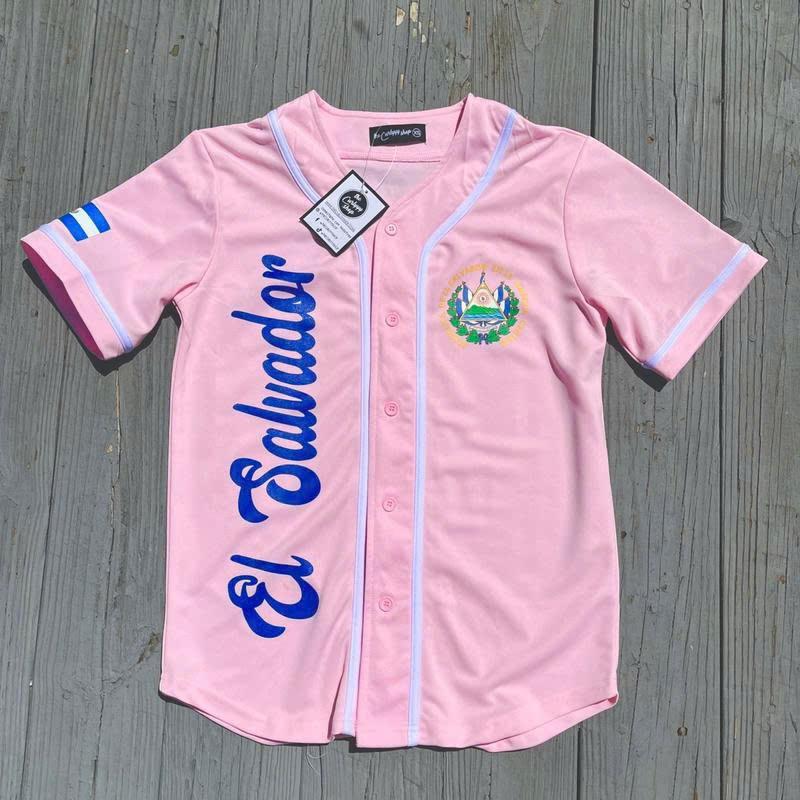 El Salvador Jersey Baseball Unisex for Men and Women