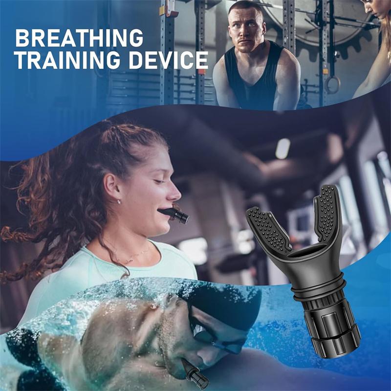 Portable Respiratory Trainer-Exercise Device. Respiratory Muscle Training |Improve Breathing Capacity | Easy to Clean| Adjustable Resistance, Adjustable to Different Fitness Needs