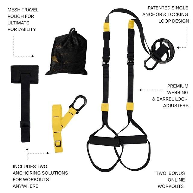 TRX Ultimate Pro3 (P3) All-in-One Suspension Training Fitness Straps Home Gym