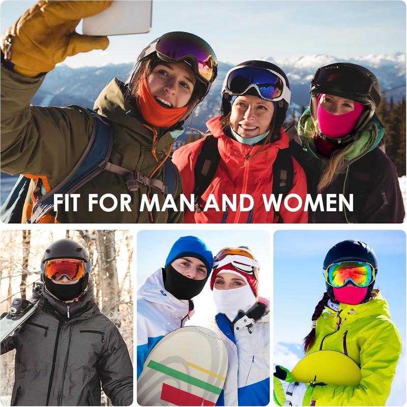 Balaclava Ski Mask for , Full  Mask Winter Fleece Thermal Cold Weather Outdoors Cover for Men Women 2 Packs