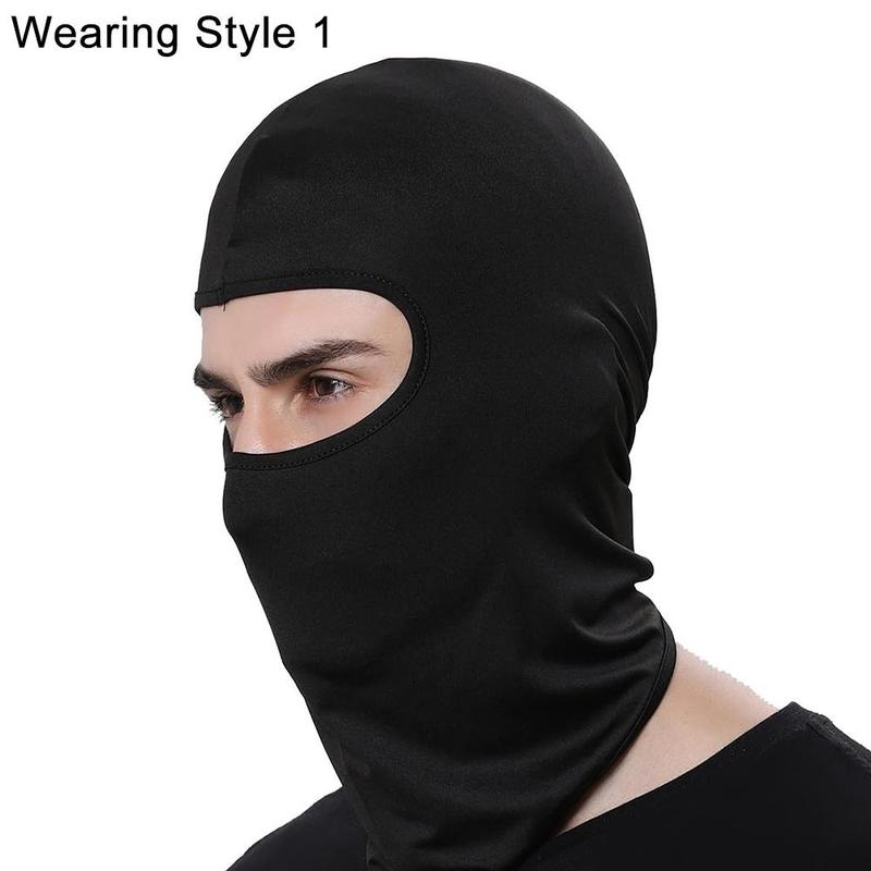 Unisex Balaclava Mask, 5 Counts Breathable Full Face Cover for Motorcycle Cycling Skiing, Outdoor Sports Accessories for Surfing Fishing