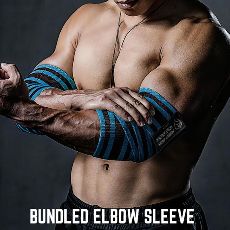 Elbow Wraps for Weightlifting (1 Pair), 47