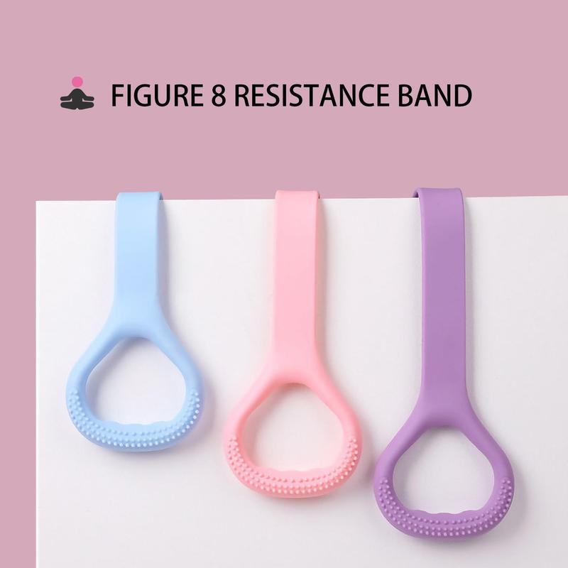 Figure 8 Fitness Resistance Bands - Arm | Back Training Elastic Bands - Exercise Chest Arms and Shoulders Stretch Bands - Suitable for Physical Therapy, Yoga, Pilates, Stretching