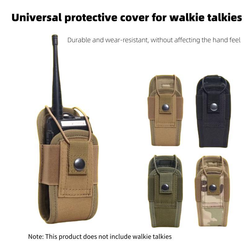 Outdoor Walkie Talkie Waist Bag, Multifunctional Walkie Talkie Accessories Outer Waist Bag, Waist Pack for Running, Camping, Hiking, Christmas Gift