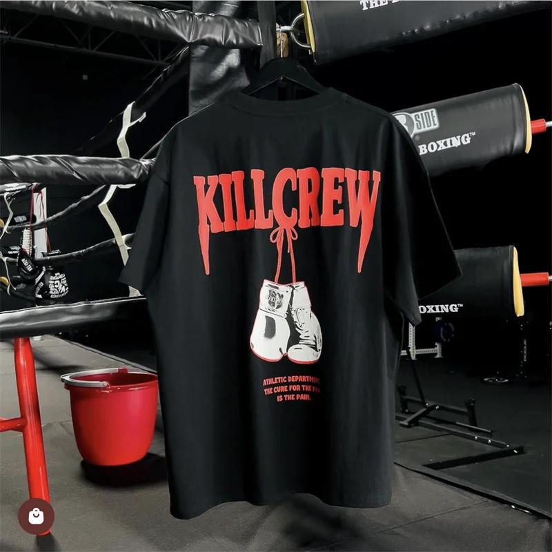 Killcrew Shirt, Gym Workout Shirts, Gym Tee, Summer Sportswear Running, Fitness Sport Tops Tee - FIT10051