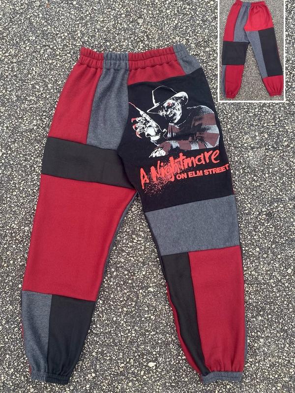 Do you like scare movie Halloween Joggers, Halloween Jogger Pants, Spooky Ghostface Pants, Fall Winter Pants, Jogger Pant For Men