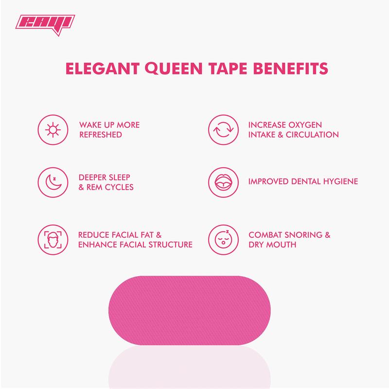 Pink Mouth Tape, with a one-month supply for sleep, pink, gentle, adhesive, 30 Strips, sports accessory.