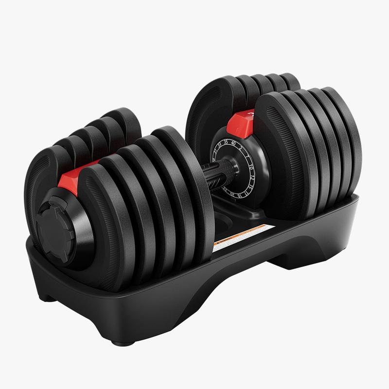 DMoose 90 lb Adjustable Dumbbell Set - Professional Weight Training for Fitness Equipment