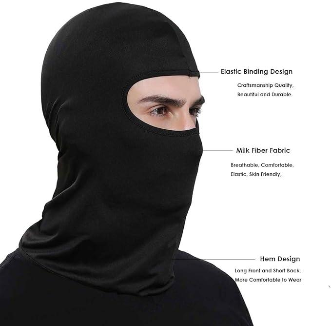 Men Ski Mask 1-3 Counts Balaclava Face Mask Women Men Shiesty Mask Full Head Mask for Motorcycle Helmet Sun UV Protection