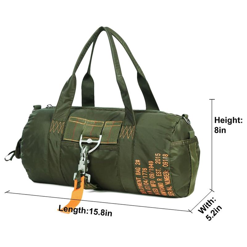 AIR FORCE Military Bag Parachute Buckles Hook Tactical Duffle for Military Camping Hunting Hiking Traveling GYM