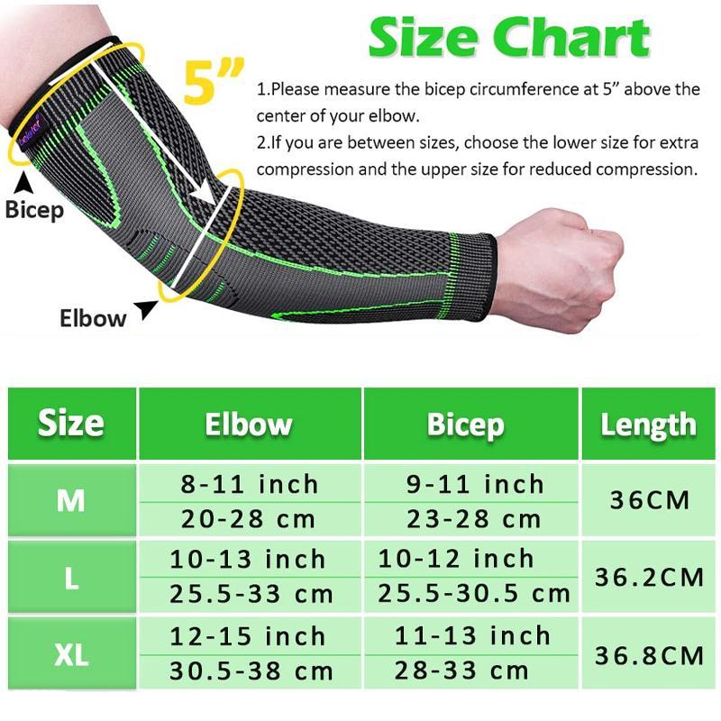 Compression Arm Sleeve, Non-slip Breathable Arm Sleeve, Sports Arm Sleeve for Men & Women