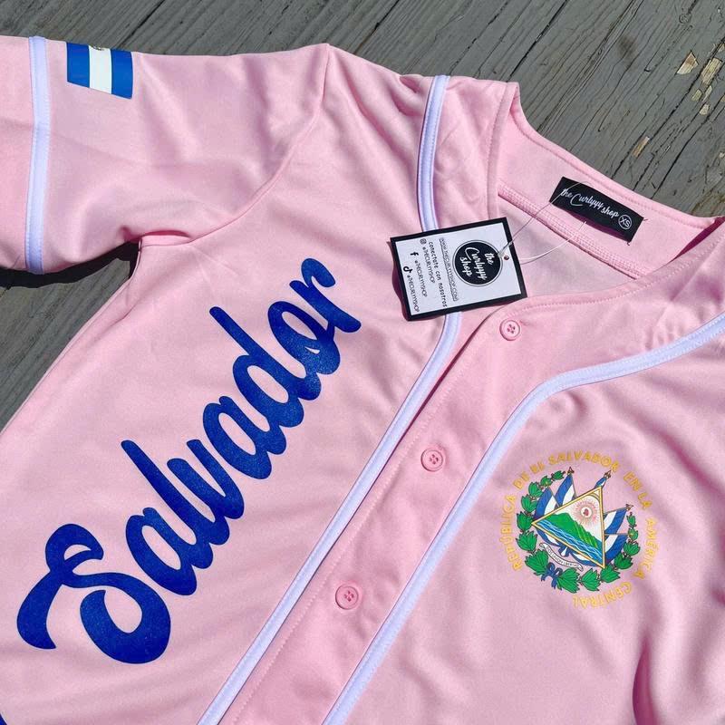 El Salvador Jersey Baseball Unisex for Men and Women