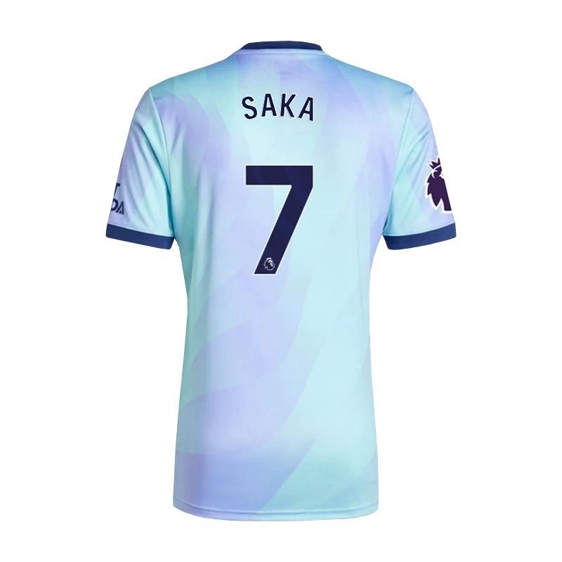 24-25 Arsenal Second Away shirt Players Edition No. 7 Sakar No. 8 Oder high short sleeve comfortable breathable football shirt