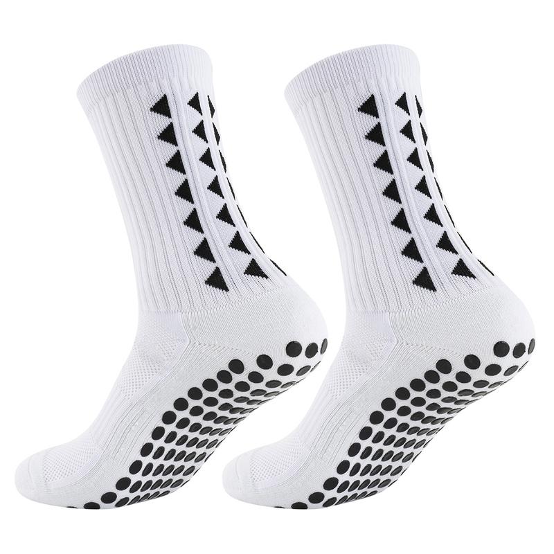 4 Pairs Of Men's Professional Thickened Football Socks For Men With Towel Bottom, Anti-slip Football Socks, Durable Long Socks