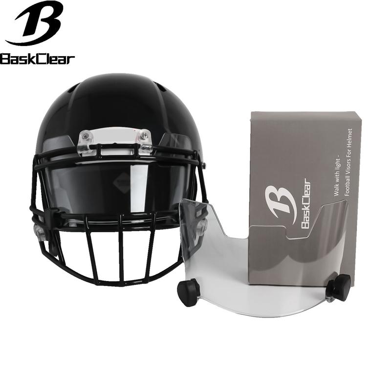 Clear Football Visor - Football Visors for Helmet - Football Helmet Visor Fits Adult & Youth Football Helmets - Anti-Fog, Scratch Resistant Clear Visor Football Face Shield