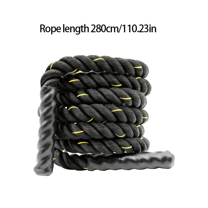 Battle Rope, Multi Strand Winding Non-slip Workout Rope for Cross-training and Strength Training, Heavy Duty Fitness Rope, Multifunctional Exercise Accessories, Fitness Equipment for Home Gym Workout