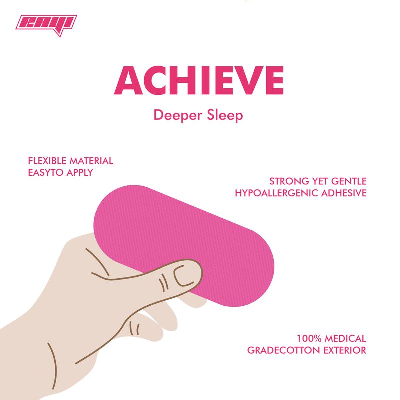 Pink Mouth Tape, with a one-month supply for sleep, pink, gentle, adhesive, 30 Strips, sports accessory.