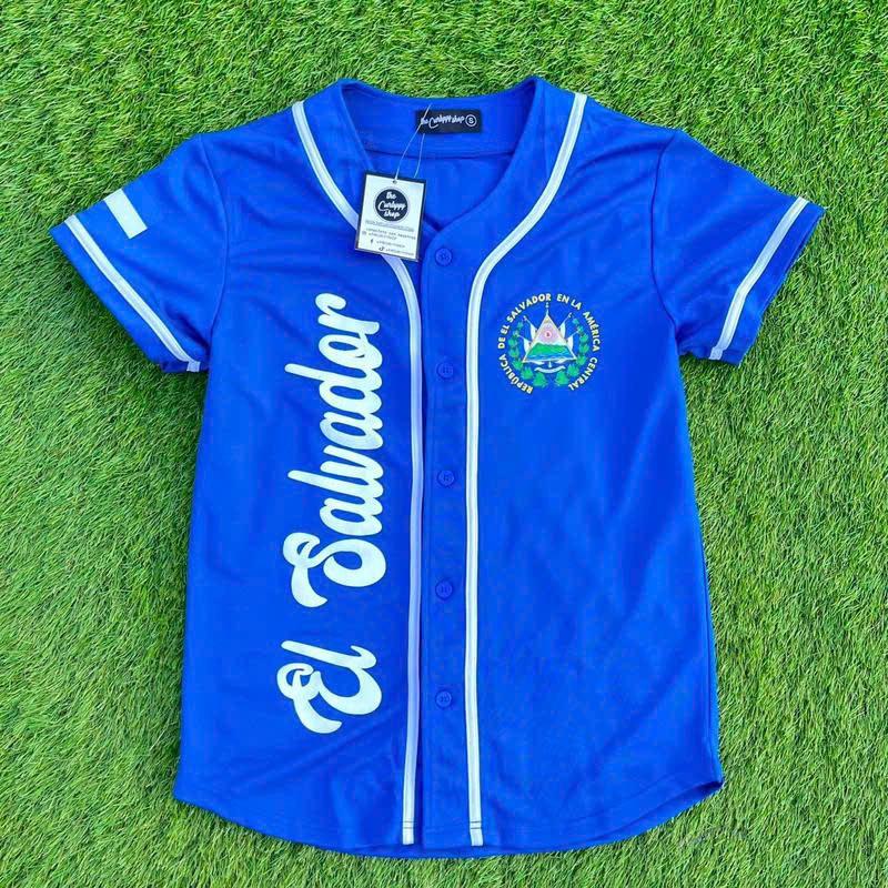 El Salvador Jersey Baseball Unisex for Men and Women