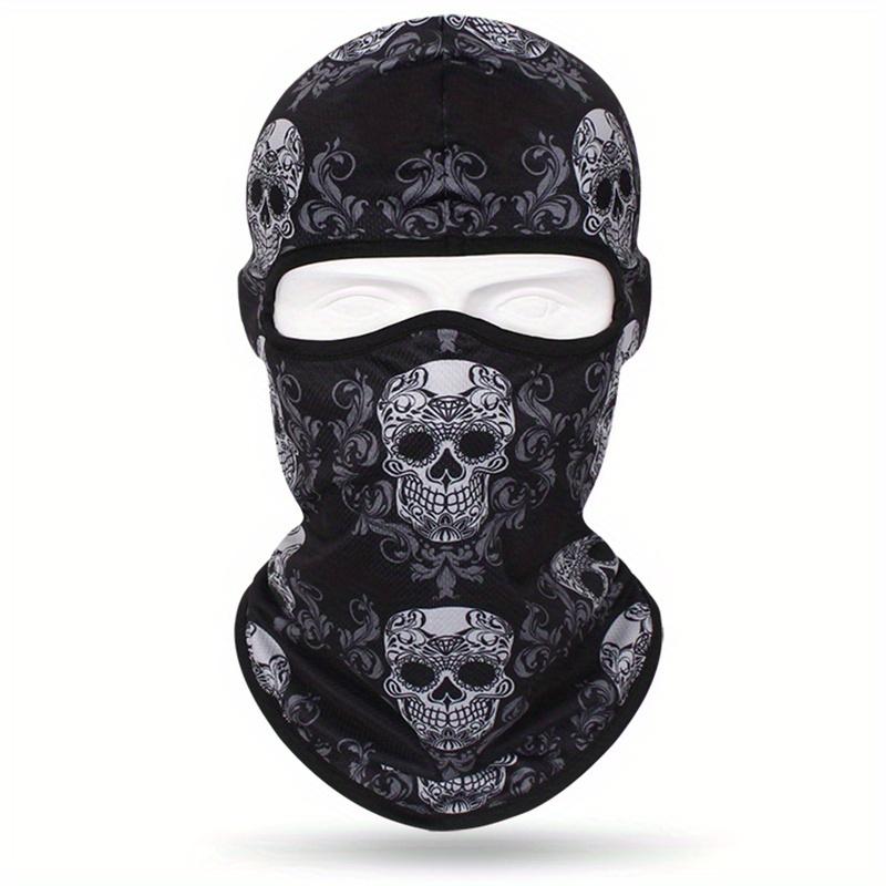 3D Anime Skull Balaclava Full Face Ski Mask Hip Hop Unisex Neck Warmer For Cycling Motorcycle Skiing Outdoor Sports