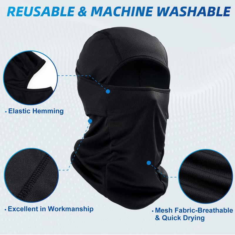 Balaclava Face Mask Men Women, UV Resist Windproof Scarf for Motorcycle Cycling Ski Mask Bandana Face Hat for Outdoor Hood Helmet Balaclavas Headwear