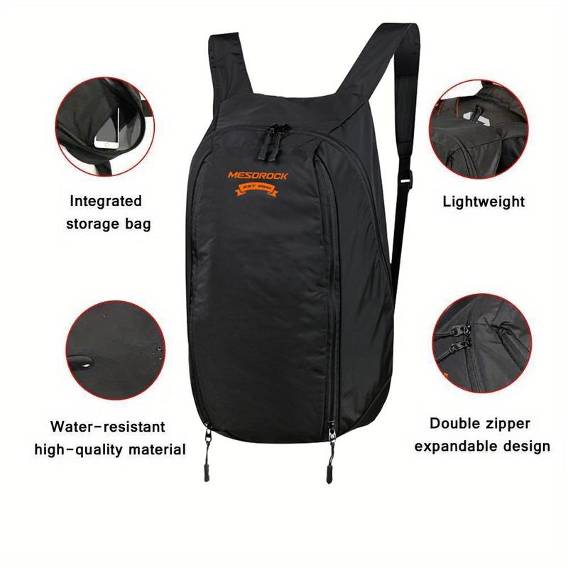 Compact Motorcycle Travel Backpack, Large Capacity Laptop Motorcycle Riding Bag, Expandable Helmet Backpack, Sports Storage Bag for Camping Hiking