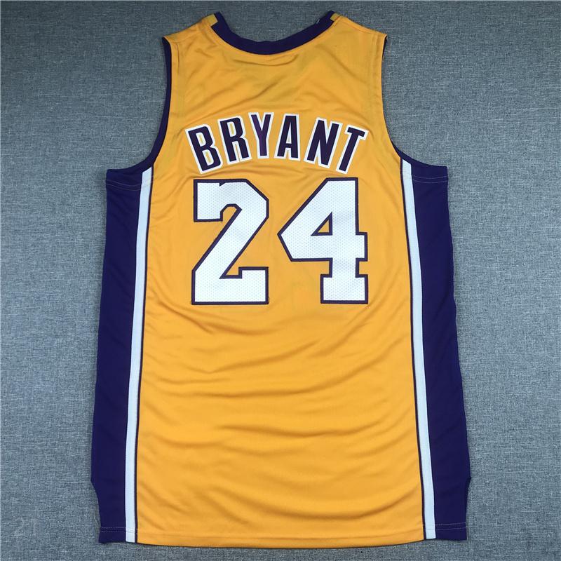 Kobe Bryant Anthony Edwards Damian Lillard Men's Sleeveless stitched Basketball Jersey Purple Gold 2006-07